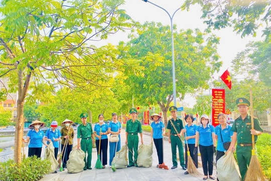 126 xã, phường tại Hà Nội đồng loạt ra quân vệ sinh môi trường
