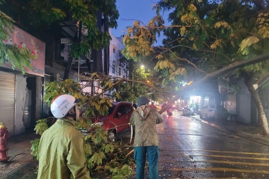Phường Phúc Lợi Khẩn trương ứng phó mưa bão, khắc phục hậu quả cơn dông chiều 19/7