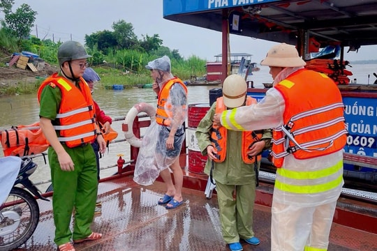 Thành phố Hà Nội Khẩn trương triển khai các biện pháp phòng chống bão theo phương châm “4 tại chỗ”