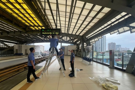 Hà Nội Metro Đảm bảo an toàn cho hành khách trước bão số 3