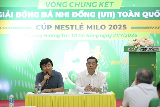 Khởi động vòng chung kết Giải bóng đá Nhi đồng toàn quốc Cúp Nestlé MILO