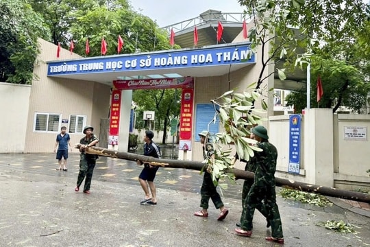 Các cơ sở giáo dục chủ động ứng phó với bão số 3