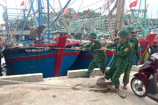 Thanh Hóa - Nghệ An - Hà Tĩnh: Cấm biển, ngư dân khẩn trương tránh bão số 3