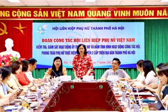Hội LHPN Hà Nội dẫn đầu với “6 nhất” trong hoạt động ủy thác cho vay hộ nghèo