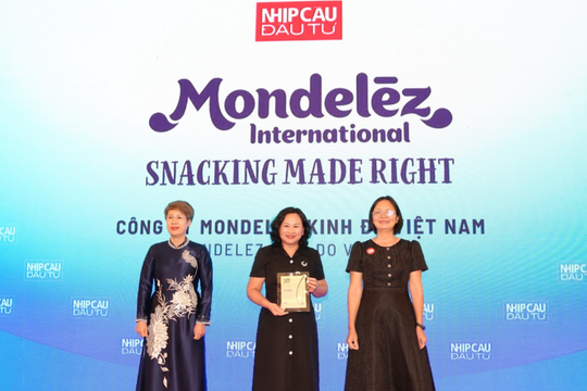 Mondelez Kinh Đô tiếp tục được vinh danh tại Top 50 doanh nghiệp phát triển bền vững