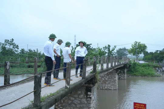 Xã Thanh Oai chủ động ứng phó với bão số 3