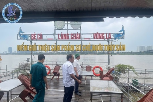 Xã Thiên Lộc: Ứng trực 24/24 giờ, chủ động phòng, chống bão số 3