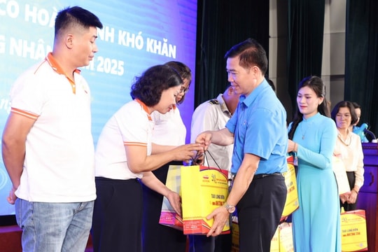 Hơn 1,4 triệu lượt đoàn viên được Công đoàn hỗ trợ trên 265 tỷ đồng