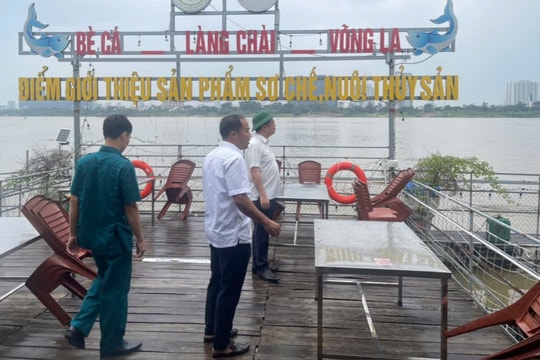 Xã Thiên Lộc chủ động các phương án “4 tại chỗ” ứng phó với bão số 3