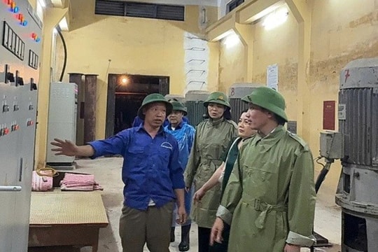 Xã Vân Đình quyết liệt, chủ động ứng phó mưa bão