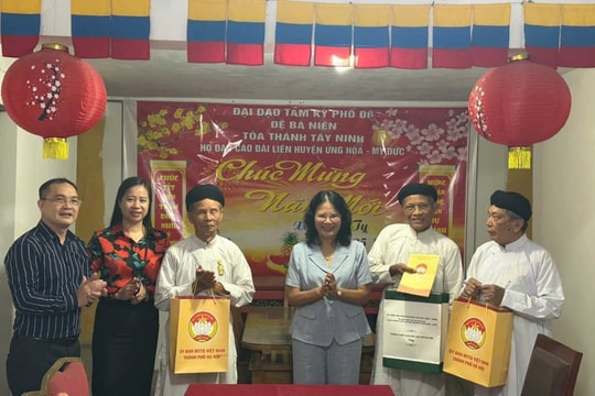 Lãnh đạo MTTQ Hà Nội thăm hỏi chức sắc tôn giáo là người có công, gia đình chính sách