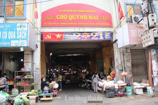 Kiên quyết xóa chợ cóc, chợ tạm trên địa bàn Thủ đô