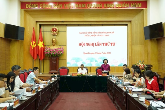 Phường Ngọc Hà đề ra 9 mục tiêu phấn đấu trong năm 2025