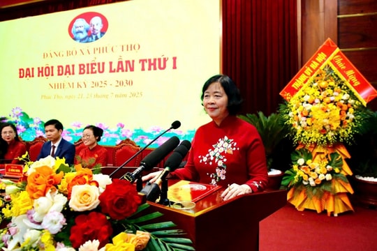 Bí thư Thành ủy Bùi Thị Minh Hoài: Phát huy văn hóa xứ Đoài, xây dựng người Phúc Thọ nhân ái, nghĩa tình, trách nhiệm