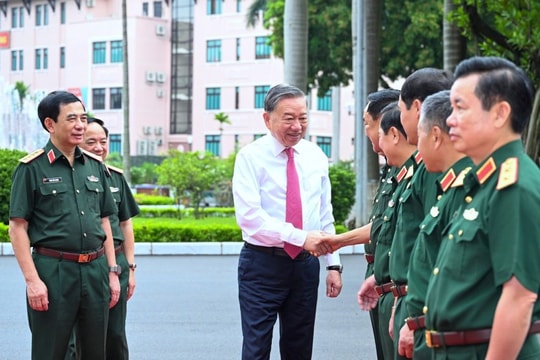 Tổng Bí thư Tô Lâm Xây dựng Quân đội vững mạnh về chính trị, gắn bó máu thịt với Nhân dân