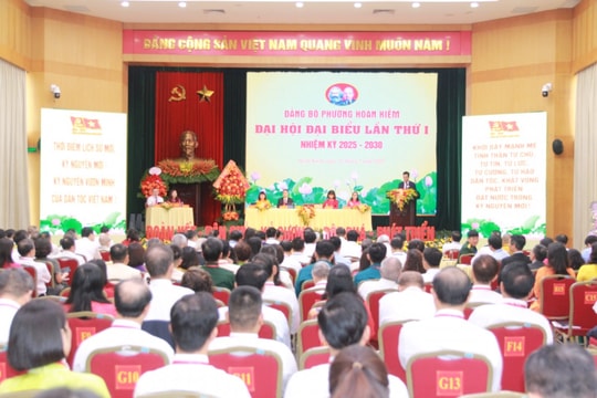 Đảng bộ phường Hoàn Kiếm tổ chức Đại hội lần thứ I