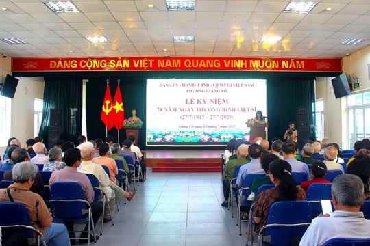Phường Giảng Võ tri ân gần 1.200 người có công với cách mạng