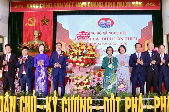 Đại hội đại biểu Đảng bộ xã Ngọc Hồi lần thứ I, nhiệm kỳ 2025 - 2030