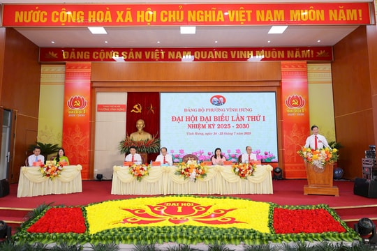 239 đại biểu dự phiên trù bị Đại hội lần thứ nhất, Đảng bộ phường Vĩnh Hưng