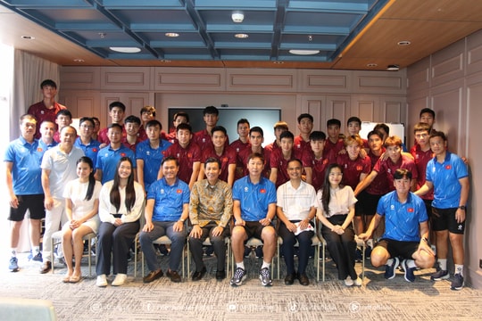 U23 Việt Nam được tiếp lửa trước trận đại chiến với U23 Philippines