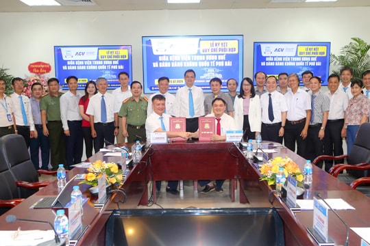 Hợp tác y tế khẩn cấp giữa Bệnh viện Trung ương Huế và Sân bay Phú Bài