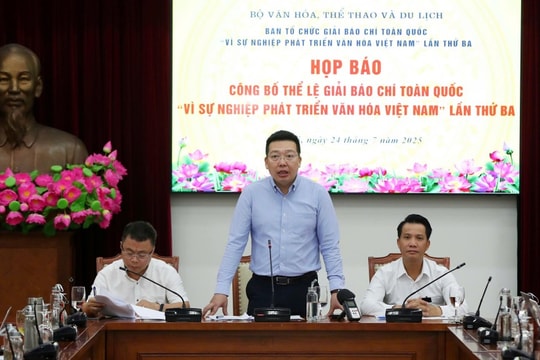 Giải báo chí toàn quốc \"Vì sự nghiệp phát triển Văn hóa Việt Nam\" lần thứ 3 Mở rộng đề tài, nâng tầm chất lượng