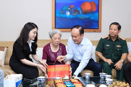 Chủ tịch HĐND TP Nguyễn Ngọc Tuấn thăm, tặng quà người có công