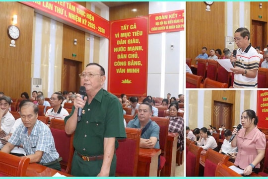 Cử tri kiến nghị loạt vấn đề dân sinh sau kỳ họp