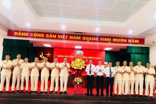 Đại hội đại biểu Đảng bộ Công an phường Đông Ngạc, lần thứ I nhiệm kỳ 2025 - 2030 Đoàn kết, sáng tạo, đổi mới, kỷ cương, phát triển