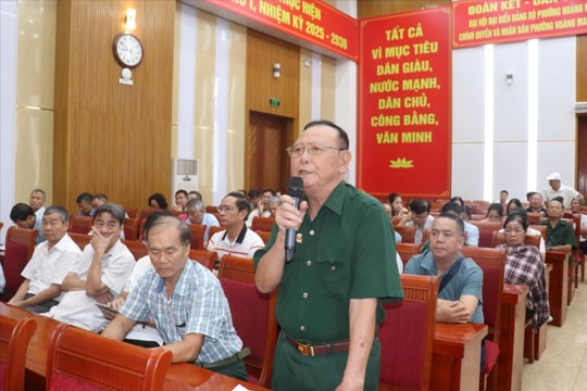 Cử tri kiến nghị sớm giải quyết các vấn đề về môi trường, hạ tầng đô thị