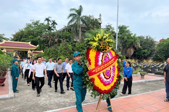 Phường Thanh Liệt dâng hương tri ân các Anh hùng liệt sĩ