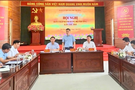 Xác định mục tiêu cụ thể, đưa phường Phú Thượng phát triển bền vững