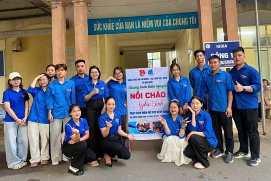 Thanh niên Hòa Phú viết tiếp hành trình tri ân và sẻ chia