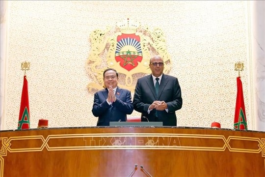 Chủ tịch Quốc hội Trần Thanh Mẫn hội đàm với Chủ tịch Thượng viện Maroc