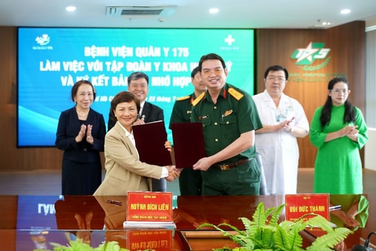 Tập đoàn y khoa Hoàn Mỹ và Bệnh viện Quân y 175 ký kết hợp tác nghiên cứu khoa học