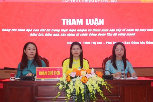 Tổ chức thành công Đại hội Chi bộ Ban Công tác Công đoàn lần thứ nhất, nhiệm kỳ 2025 - 2030