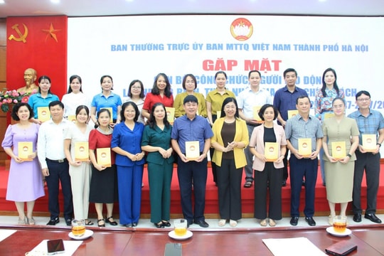Ủy ban MTTQ Việt Nam Thành phố: Gặp mặt cán bộ, công chức, người lao động là thương binh, thân nhân gia đình chính sách