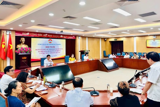 Phường Ô Chợ Dừa góp ý dự thảo Báo cáo chính trị trình Đại hội Đảng bộ phường
