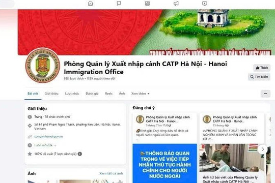 Hà Nội: Tiếp nhận thông tin qua trang facebook người nước ngoài vi phạm pháp luật về xuất nhập cảnh