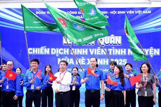 Sinh viên Hà Nội xuất quân Chiến dịch "Mùa hè xanh" 2025