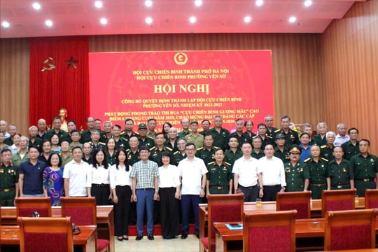 Phường Yên Sở phát động phong trào thi đua “Cựu chiến binh gương mẫu”
