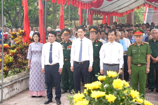 Xã Dương Hoà tổ chức kỷ niệm 78 năm Ngày Thương binh - Liệt sĩ