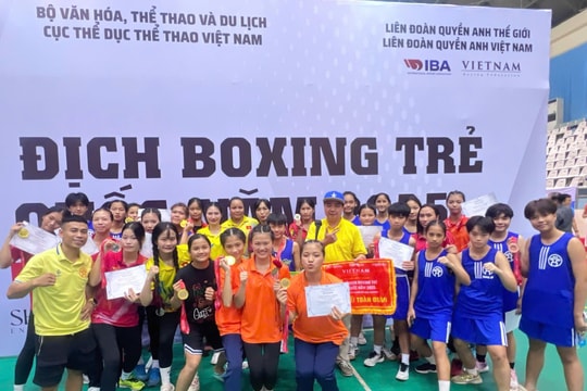 Hà Nội giành ngôi Nhất toàn đoàn Giải vô địch Boxing trẻ toàn quốc
