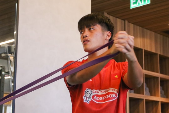 U23 Việt Nam tích cực  chuẩn bị cho trận chung kết với U23 Indonesia