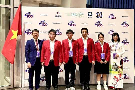 Việt Nam vào top 10 tại Olympic sinh học quốc tế