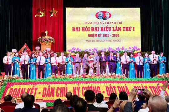 Đảng bộ xã Thanh Trì lần thứ I Phát huy truyền thống anh hùng, khơi dậy khát vọng phát triển