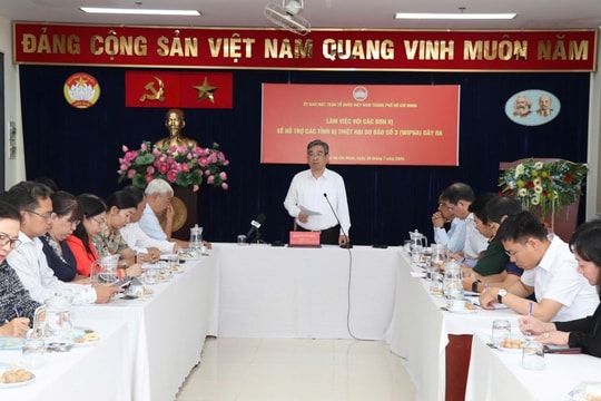 TP Hồ Chí Minh: Đồng hành, hỗ trợ Nghệ An, Đồng Tháp khắc phục hậu quả bão Wipha