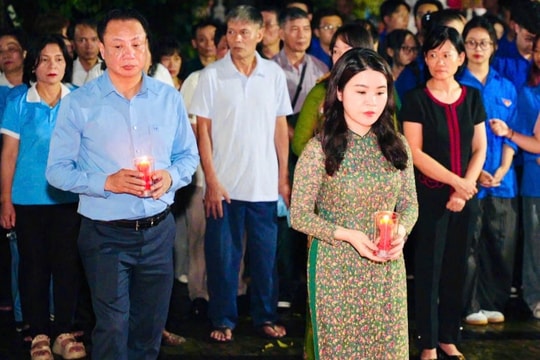 Phường Hai Bà Trưng Thắp sáng ngọn nến tri ân, khắc ghi công ơn Anh hùng liệt sĩ