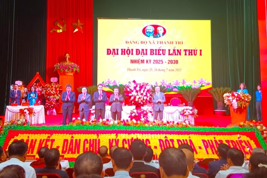 Đại hội đại biểu Đảng bộ xã Thanh Trì lần thứ I: Khẳng định khát vọng đổi mới