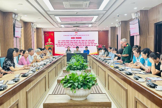 Mặt trận Tổ quốc Việt Nam phường Tây Hồ: Lấy ý kiến góp ý văn kiện trình Đại hội Đảng các cấp nhiệm kỳ 2025-2030